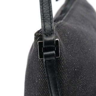 Gucci 07198 Anthracite Canvas Boat Pochette