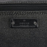 Gucci 07198 Anthracite Canvas Boat Pochette