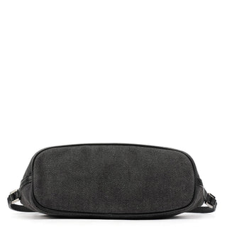 Gucci 07198 Anthracite Canvas Boat Pochette