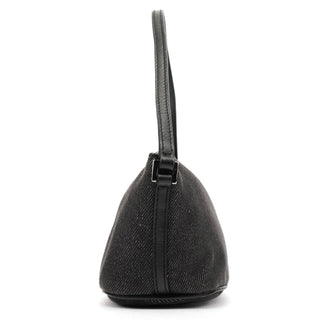 Gucci 07198 Anthracite Canvas Boat Pochette