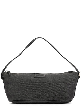 Gucci 07198 Anthracite Canvas Boat Pochette