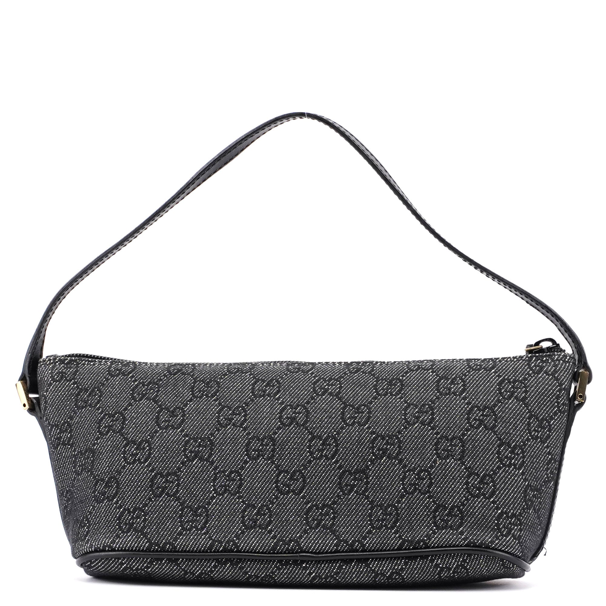 Gucci 07198 GG Boat Pochette en denim anthracite