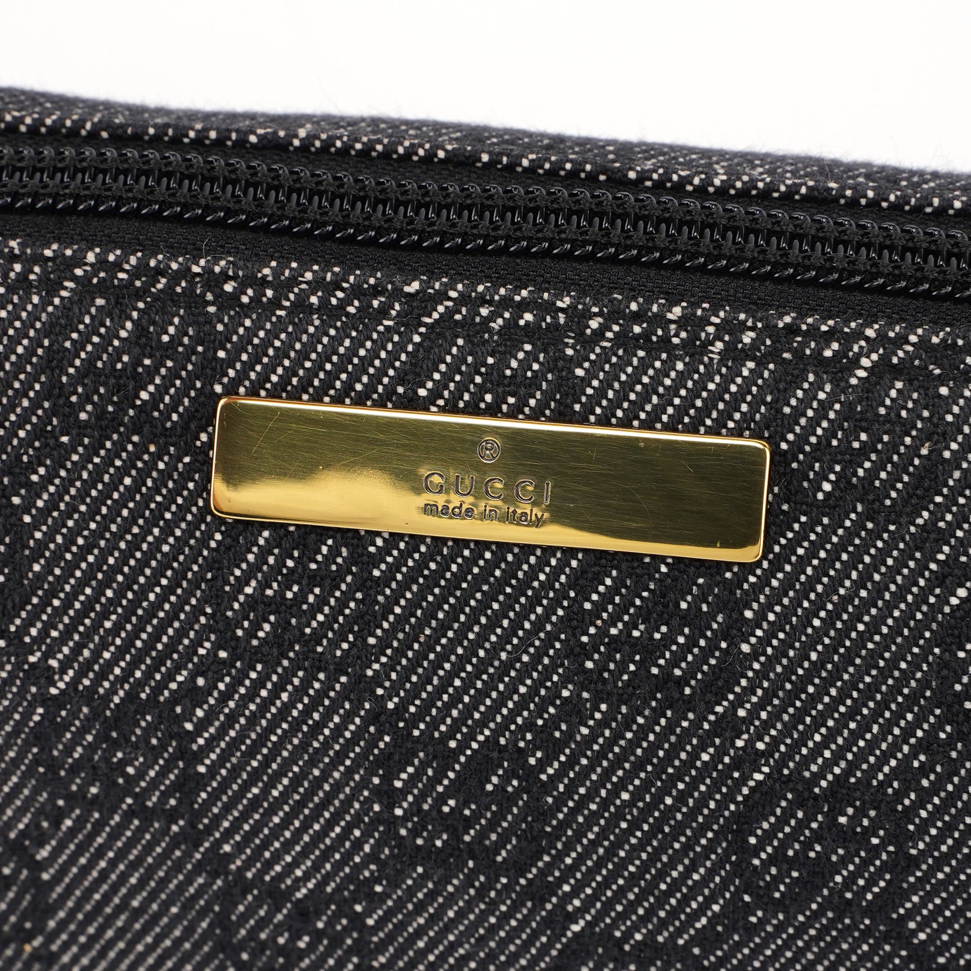 Gucci 07198 Anthracite Denim GG Boat