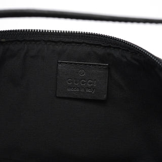 Gucci 07198 Anthracite Denim GG Boat Pochette