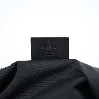 Gucci 07198 Anthracite Denim GG Boat Pochette