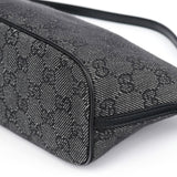 Gucci 07198 Anthracite Denim GG Boat Pochette