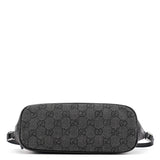 Gucci 07198 Anthracite Denim GG Boat Pochette