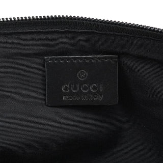 Gucci 07198 Anthracite Denim GG Boat Pochette