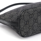 Gucci 07198 Anthracite Denim GG Boat Pochette
