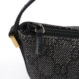 Gucci 07198 Anthracite Denim GG Boat Pochette