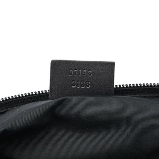 Gucci 07198 Anthracite Denim GG Boat Pochette