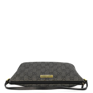 Gucci 07198 Anthracite Denim GG Boat Pochette
