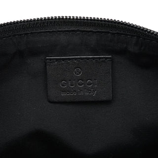 Gucci 07198 Anthracite Denim GG Boat Pochette