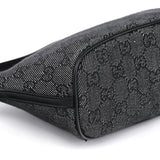 Gucci 07198 Anthracite Denim GG Boat Pochette