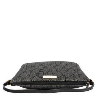 Gucci 07198 Anthracite Denim GG Boat Pochette