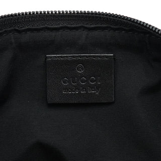 Gucci 07198 Anthracite Denim GG Boat Pochette