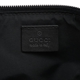 Gucci 07198 Anthracite Denim GG Boat Pochette