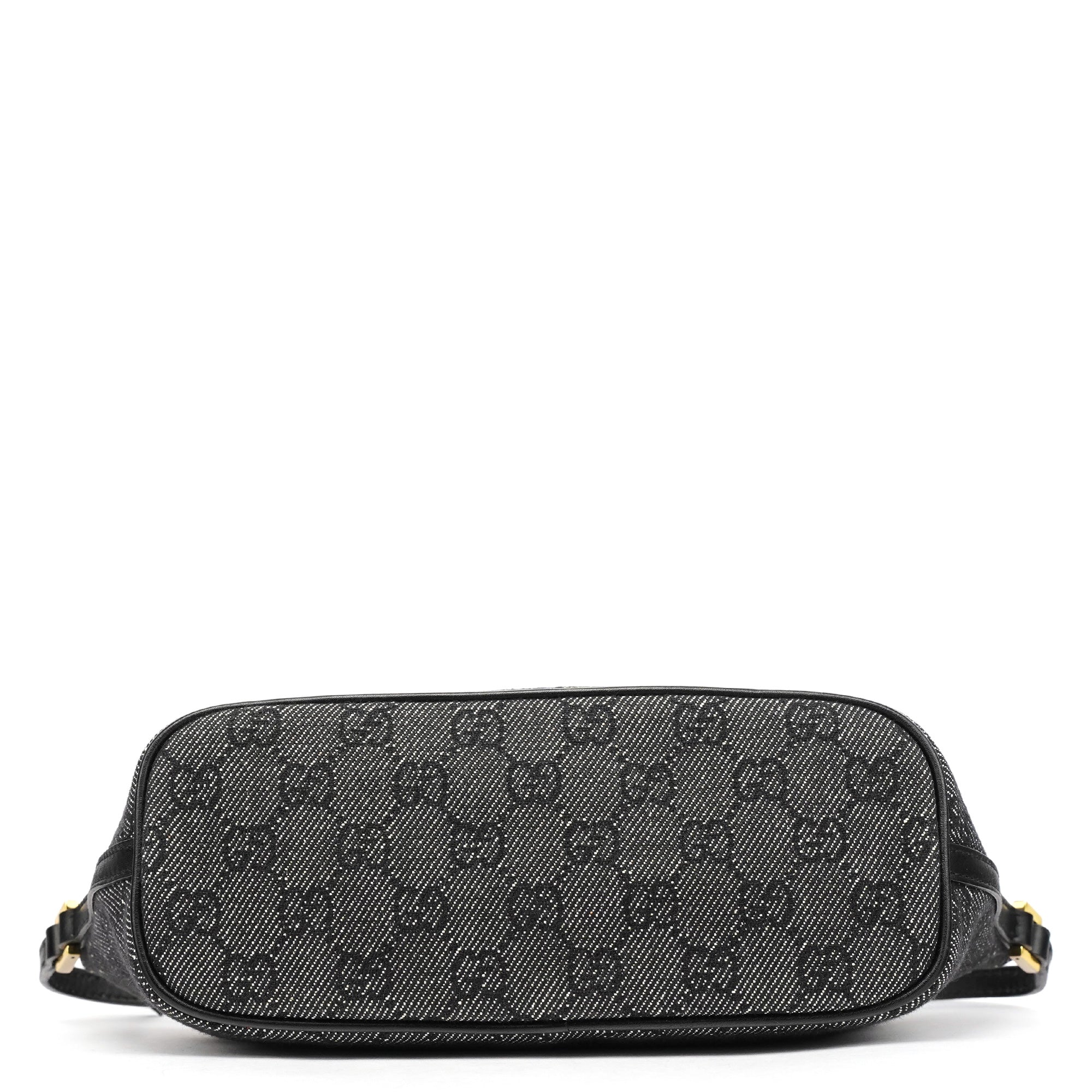 Gucci 07198 Anthracite Denim GG Boat Pochette