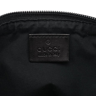 Gucci 07198 Anthracite Denim GG Boat Pochette