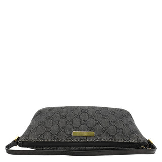 Gucci 07198 Anthracite Denim GG Boat Pochette