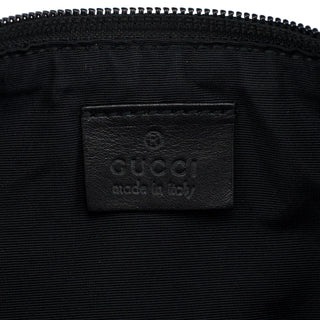 Gucci 07198 Anthracite Denim GG Boat Pochette