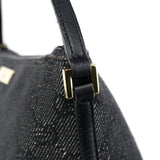 Gucci 07198 Anthracite Denim GG Boat Pochette
