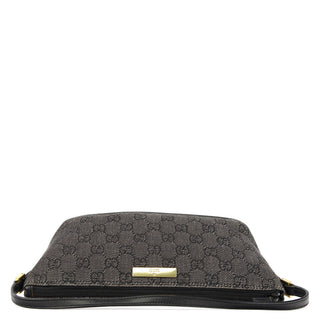 Gucci 07198 Anthracite Denim GG Boat Pochette
