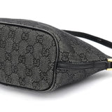Gucci 07198 Anthracite Denim GG Boat Pochette