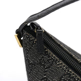 Gucci 07198 Anthracite Denim GG Boat Pochette