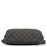 Gucci 07198 Anthracite Denim GG Boat Pochette
