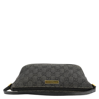 Gucci 07198 Anthracite Denim GG Boat Pochette