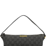 Gucci 07198 Anthracite Denim GG Boat Pochette