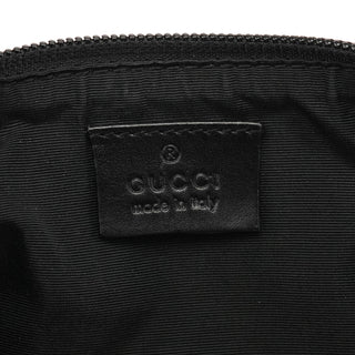 Gucci 07198 Anthracite GG Canvas Boat Pochette