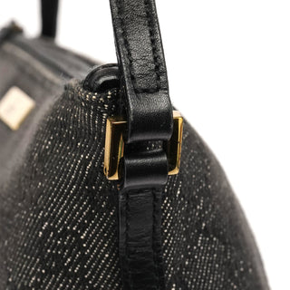 Gucci 07198 Anthracite GG Canvas Boat Pochette