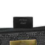 Gucci 07198 Anthracite GG Denim Boat Pochette