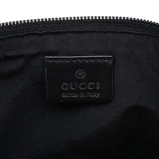 Gucci 07198 Anthracite GG Denim Boat Pochette