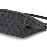 Gucci 07198 Anthracite GG Denim Boat Pochette