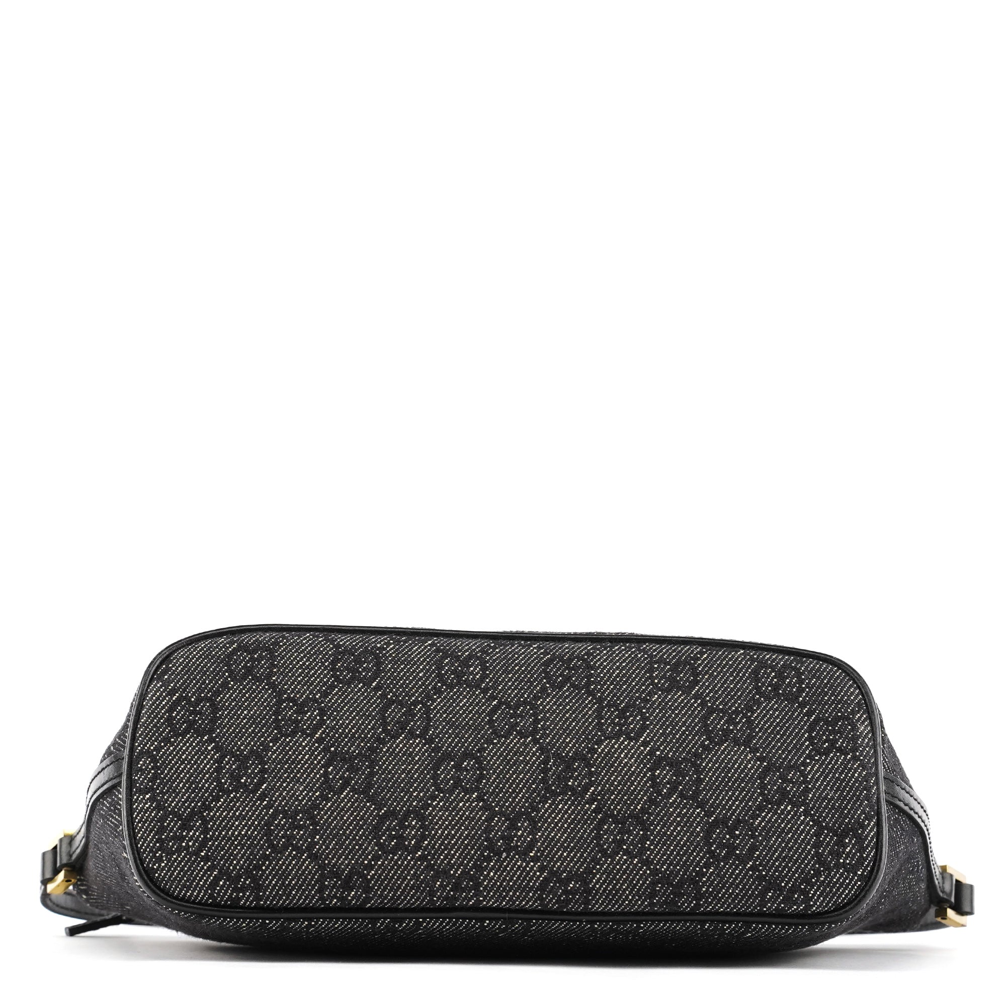 Gucci 07198 Anthracite GG Denim Boat Pochette