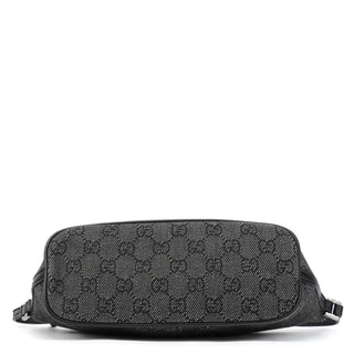 Gucci 07198 Anthracite GG Denim Boat Pochette