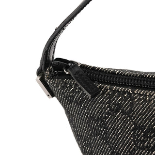 Gucci 07198 Anthracite GG Denim Boat Pochette