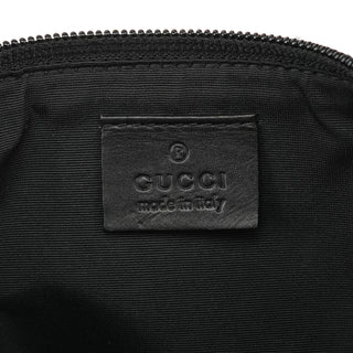 Gucci 07198 Anthracite GG Denim Boat Pochette