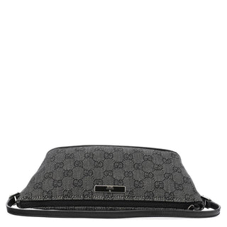 Gucci 07198 Anthracite GG Denim Boat Pochette