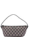 Gucci 07198 Beige Black GG Boat Pochette