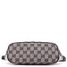 Gucci 07198 Beige Black GG Boat Pochette