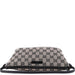 Gucci 07198 Beige Black GG Boat Pochette