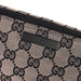 Gucci 07198 Beige Black GG Boat Pochette