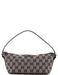 Gucci 07198 Beige Black GG Boat Pochette