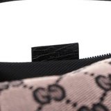 Gucci 07198 Beige Black GG Boat Pochette