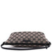 Gucci 07198 Beige Black GG Boat Pochette