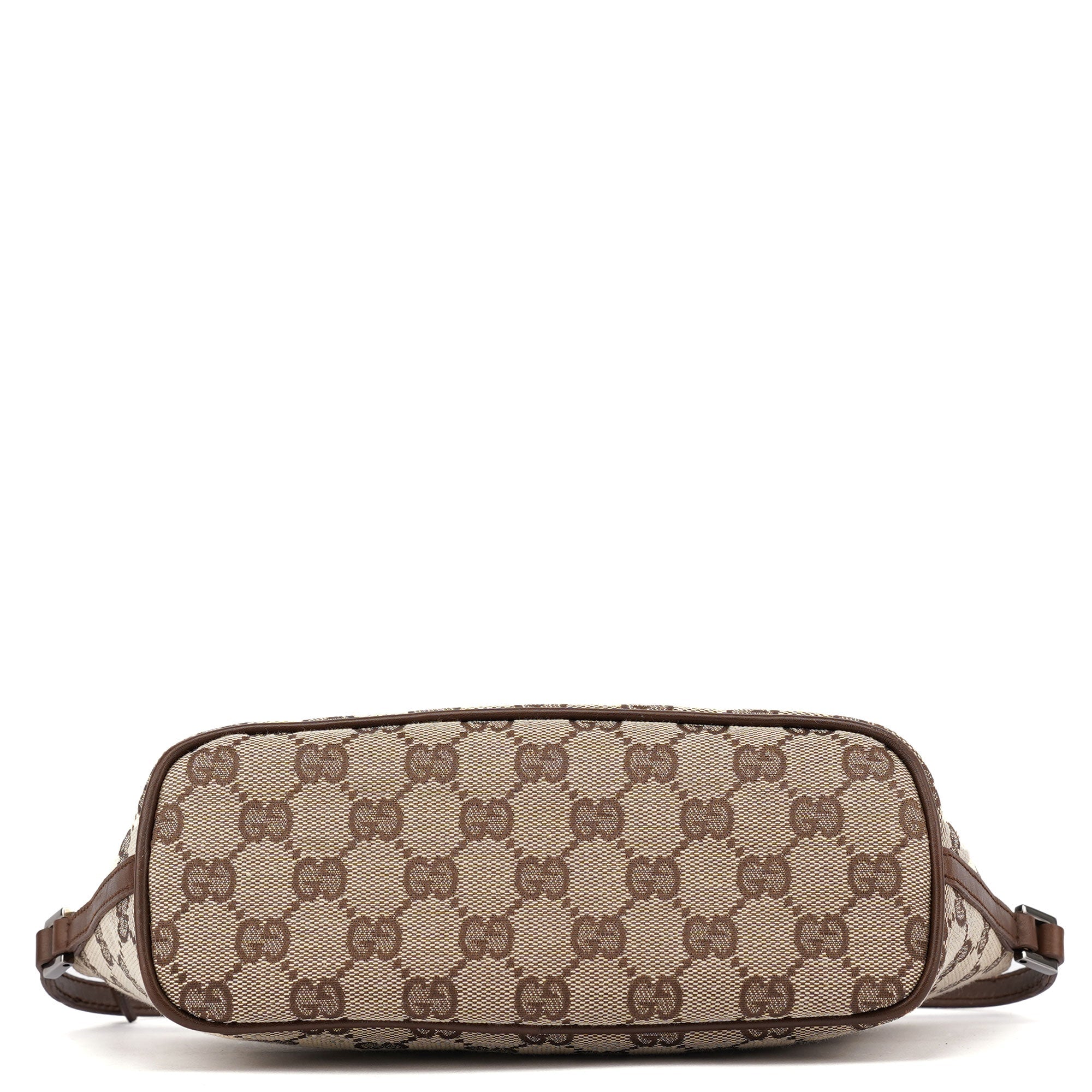 Gucci 07198 GG Boat Pochette en toile GG beige et marron